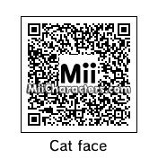 QR Code for Texting Cat Face by bulldog