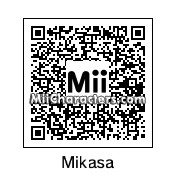 QR Code for Mikasa Ackerman by megaz93