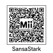 QR Code for Sansa Stark by Andy Anonymous