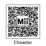 QR Code for Chowder by Toon and Anime