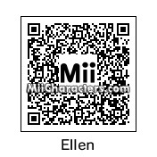 QR Code for Ellen DeGeneres by The Mii Wizard