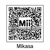 QR Code for Mikasa Ackerman by Andy Anonymous