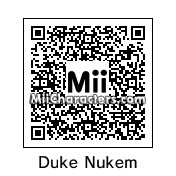 QR Code for Duke Nukem by J1N2G