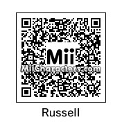 QR Code for Russell by Toon and Anime