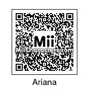 QR Code for Ariana Grande by Arie