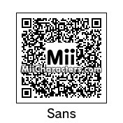 QR Code for Sans by BlankCrasher