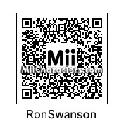 QR Code for Ron Swanson by busdwellingowl