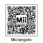 QR Code for Michelangelo by Toon and Anime