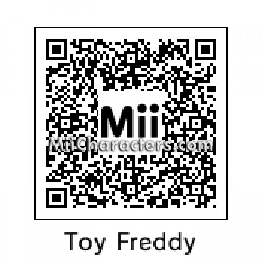 Freddy Fazbear Mii Qr Code