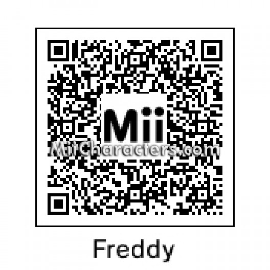 Freddy Fazbear Mii Qr Code