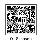 QR Code for O.J. Simpson by Zack