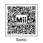 QR Code for Sonic the Hedgehog by Toon and Anime