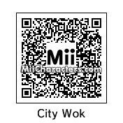 QR Code for City Wok Owner by Toon and Anime