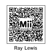 QR Code for Ray Lewis by Mii Maker JL