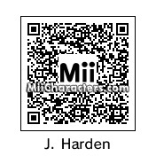 QR Code for James Harden by aufuxs