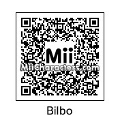 QR Code for Bilbo Baggins by Mii lover