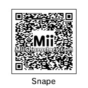 QR Code for Professor Severus Snape by MiiBrowser