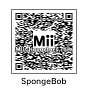 QR Code for SpongeBob SquarePants by 3ds mii