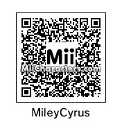 QR Code for Miley Cyrus by Tocci