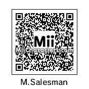 QR Code for Happy Mask Salesman by J1N2G