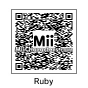 QR Code for Ruby Rose by Rocket Raccoon