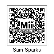 QR Code for Sam Sparks by The Mii Wizard