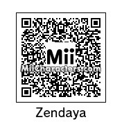 QR Code for Zendaya Coleman by J1N2G