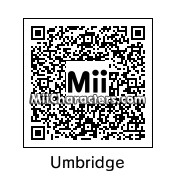 QR Code for Dolores Umbridge by Hoogomoogo