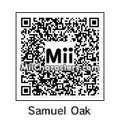 QR Code for Professor Samuel Oak by Arend