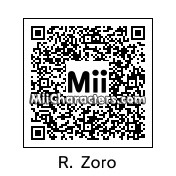 QR Code for Roronoa Zoro by Boqueron