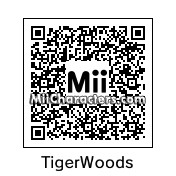 QR Code for Tiger Woods by St. Patty