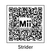 QR Code for Strider Hiryu by JFMasta64