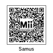 QR Code for Samus Aran by Amiibo Maker