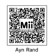 QR Code for Ayn Rand by johnslookalike