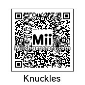 QR Code for Knuckles the Echidna by Petertwnsnd