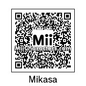 QR Code for Mikasa Ackerman by Mordecai