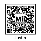 QR Code for Justin by geek dash