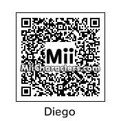 QR Code for Diego by Toon and Anime