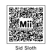 QR Code for Sid by Toon and Anime