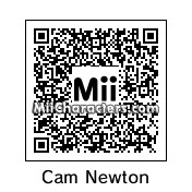 QR Code for Cam Newton by Clemmyb06