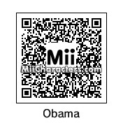 QR Code for Barack Obama by Junks