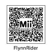 QR Code for Flynn Rider by Toon and Anime