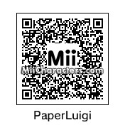 QR Code for Paper Luigi by Mii Central