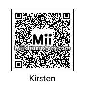 QR Code for Kirsten Dunst by Ajay