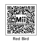 QR Code for Red Angry Bird by Geno