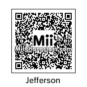 QR Code for Thomas Jefferson by Dr. Evil