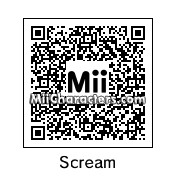 QR Code for Scream by MiiMaker4U