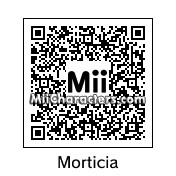 QR Code for Morticia Addams by !SiC