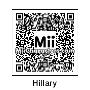 QR Code for Hillary Clinton by rababob
