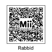 QR Code for Rayman's Raving Rabbid by Toon and Anime